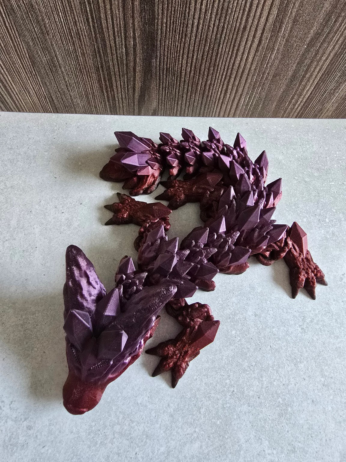 Woodland Guardian Wolf curved pose