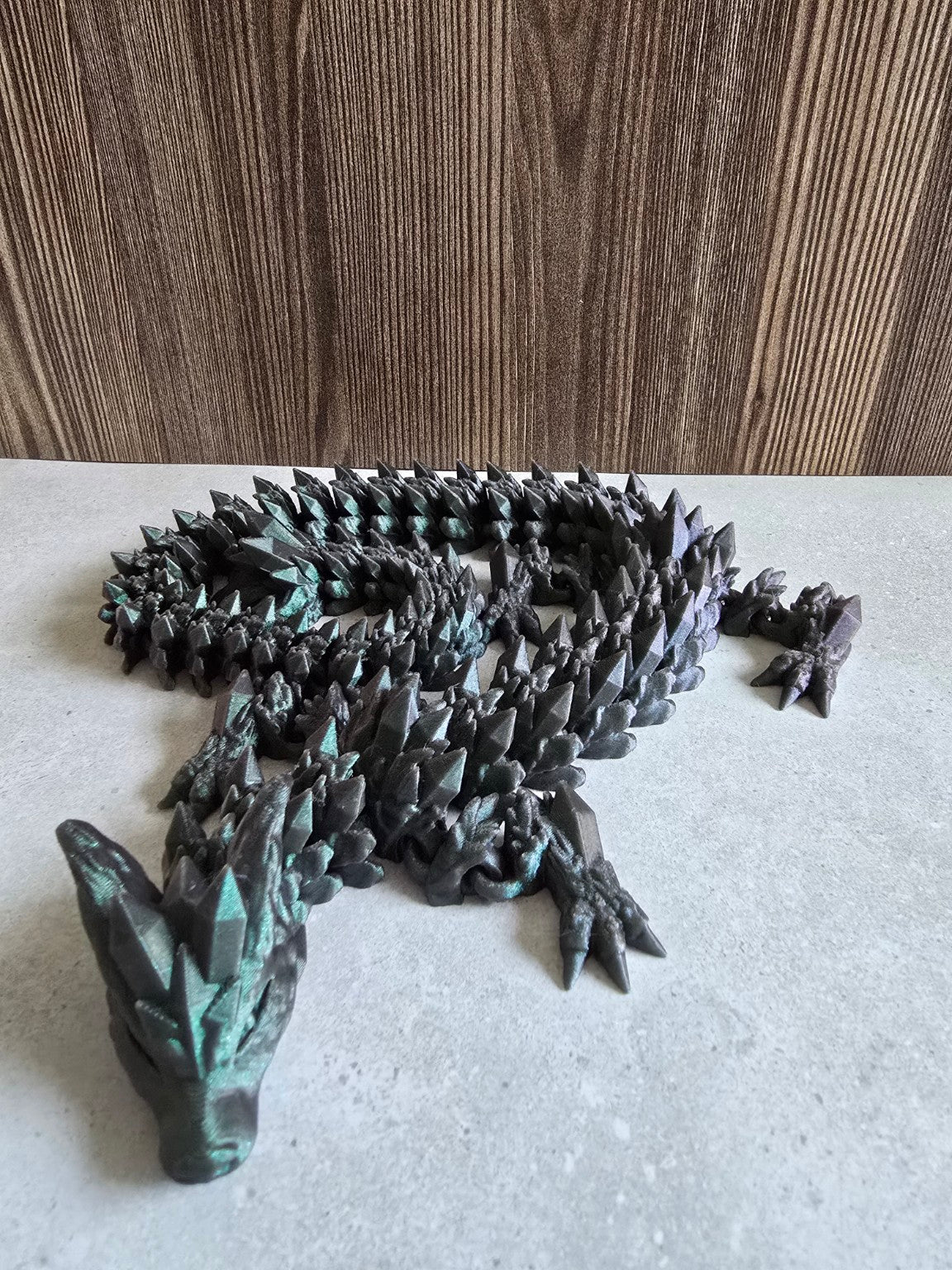 Starlight Comet crystal dragon side view